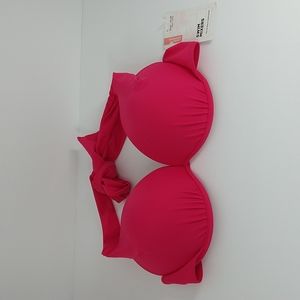 Swim Mixers Pink Swimsuit Top Size: M